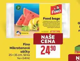 Billa Fino Mikrotenové sáčky 25 × 35 cm, 50 ks nabídka