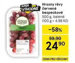 Tesco Hrozny révy červené bezpeckové nabídka