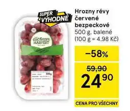 Tesco Hrozny révy červené bezpeckové nabídka