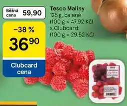 Tesco Tesco Maliny, 125 g, balené nabídka