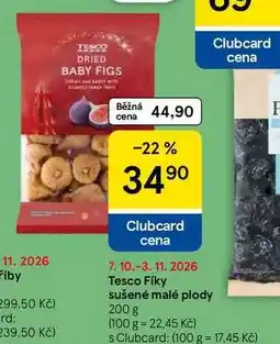 Tesco Tesco Fíky sušené malé plody nabídka