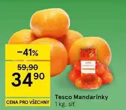 Tesco Tesco Mandarinky, 1 kg. síť nabídka