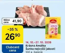Tesco Krásno Amálka Šunka nejvyšší jakosti nabídka