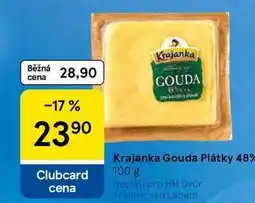Tesco Krajanka Gouda Plátky 48% nabídka