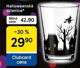 Tesco Halloweenská sklenice nabídka