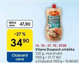Tesco Vitana Doypack omáčka nabídka
