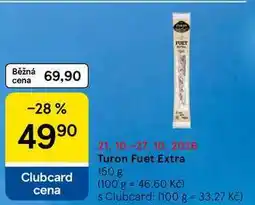 Tesco Turon Fuet Extra nabídka