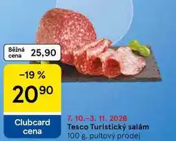 Tesco Tesco Turistický salám nabídka