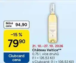 Tesco Château Valtice, 0,75 l, více druhů nabídka