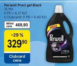 Tesco Perwoll Prací gel Black, 75 PD nabídka