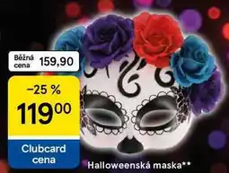 Tesco Halloweenská maska nabídka