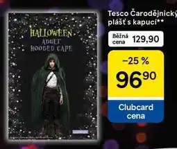 Tesco Tesco Čarodějnický plášť s kapucí nabídka