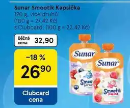 Tesco Sunar Smootik Kapsička nabídka