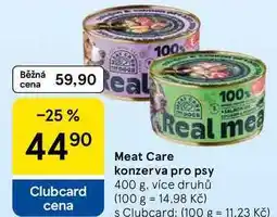 Tesco Meat Care konzerva pro psy nabídka