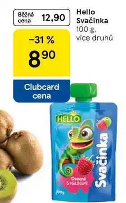 Tesco Hello Svačinka nabídka