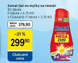 Tesco Somat Gel do myčky na nádobí, 80 dávek nabídka