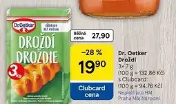 Tesco Dr. Oetker Droždí nabídka