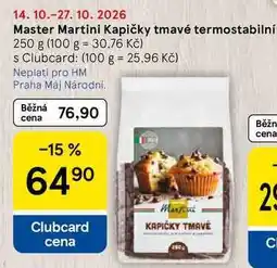 Tesco Master Martini Kapičky tmavé termostabilní nabídka