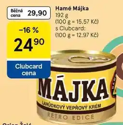 Tesco Hamé Májka nabídka