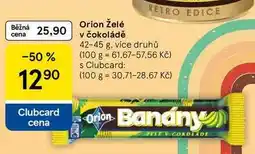 Tesco Orion Želé v čokoládě, 42-45 g, více druhů nabídka