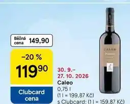 Tesco Caleo nabídka
