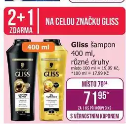 Teta Gliss šampon 400 ml, různé druhy nabídka