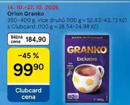 Tesco Orion Granko nabídka