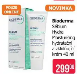 Teta Bioderma Sébium Hydra Moisturising hydratační a zklidňující krém nabídka