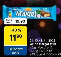 Tesco Orion Margot Mini, 40 g, více druhů nabídka