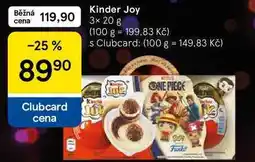Tesco Kinder Joy nabídka