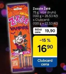 Tesco Zozole Želé nabídka