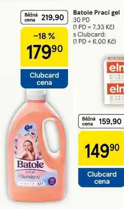 Tesco Batole Prací gel, 30 PD nabídka