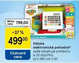 Tesco Dětská elektronická pokladna, sada obsahuje pokladnu a 30 doplňků. pro děti od 3 let nabídka
