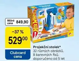 Tesco Projekční stolek, 32 různých obrázků, 8 barevných fixů nabídka
