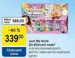 Tesco Just My Style Zkrášlovací sada, 4 druhy kosmetických aktivit, nekonečné možnosti úprav nabídka