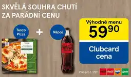 Tesco Výhodné menu tesco pizza + nápoj nabídka