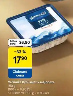 Tesco Varmuža Rybí salát v majonéze nabídka