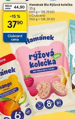 Tesco Hamánek Bio Rýžová kolečka nabídka