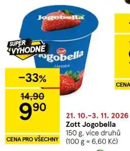 Tesco ZOTT JOGOBELLA nabídka