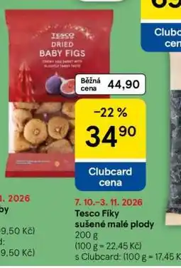 Tesco Tesco Fíky sušené malé plody nabídka