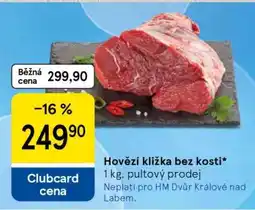 Tesco Hovězí kližka bez kosti nabídka
