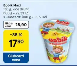 Tesco Bobík Maxi nabídka