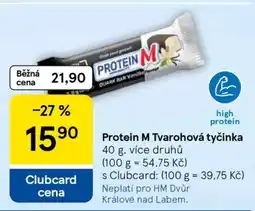 Tesco Protein M Tvarohová tyčinka nabídka