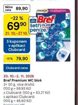 Tesco Bref Premium WC Blok nabídka
