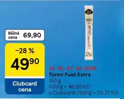 Tesco Turon Fuet Extra nabídka