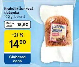 Tesco KRAHULÍK Šunková tlačenka nabídka