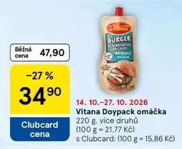 Tesco Vitana Doypack omáčka nabídka