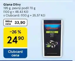 Tesco Giana olivy nabídka