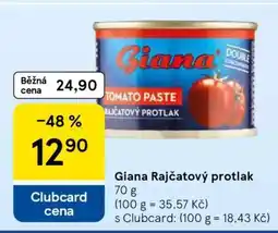 Tesco Giana Rajčatový protlak nabídka