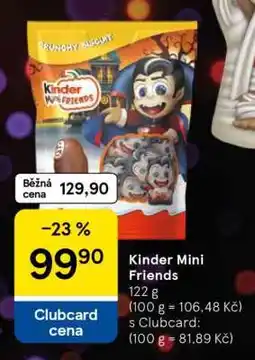 Tesco Kinder Mini Friends nabídka